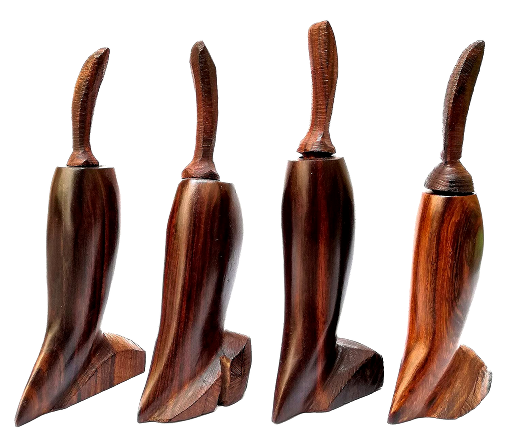 Moledor de madera para chiltepín, pimienta, especias. Modelo Chile