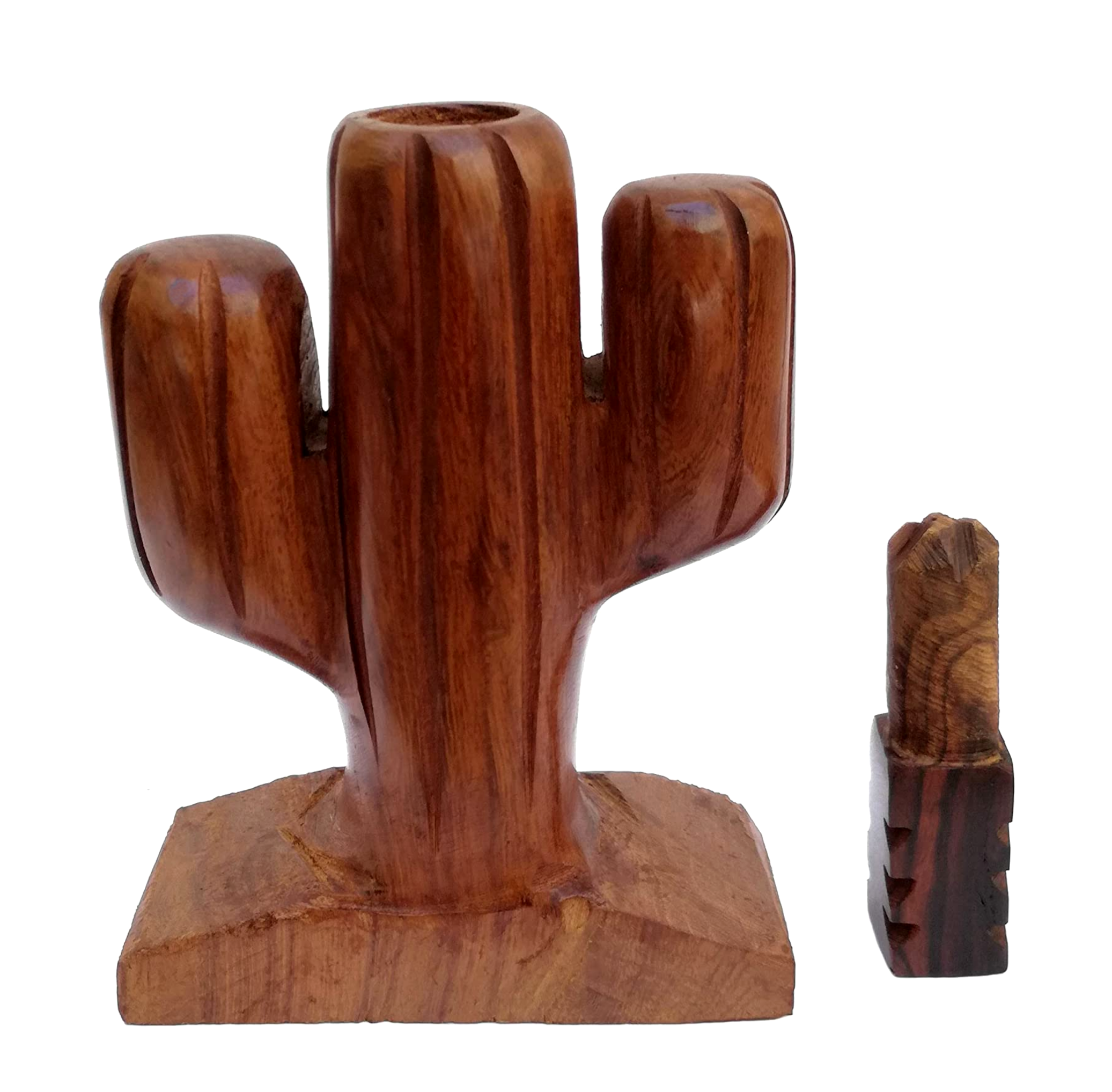 Moledor de madera para chiltepín, pimienta, especias. Sahuaro